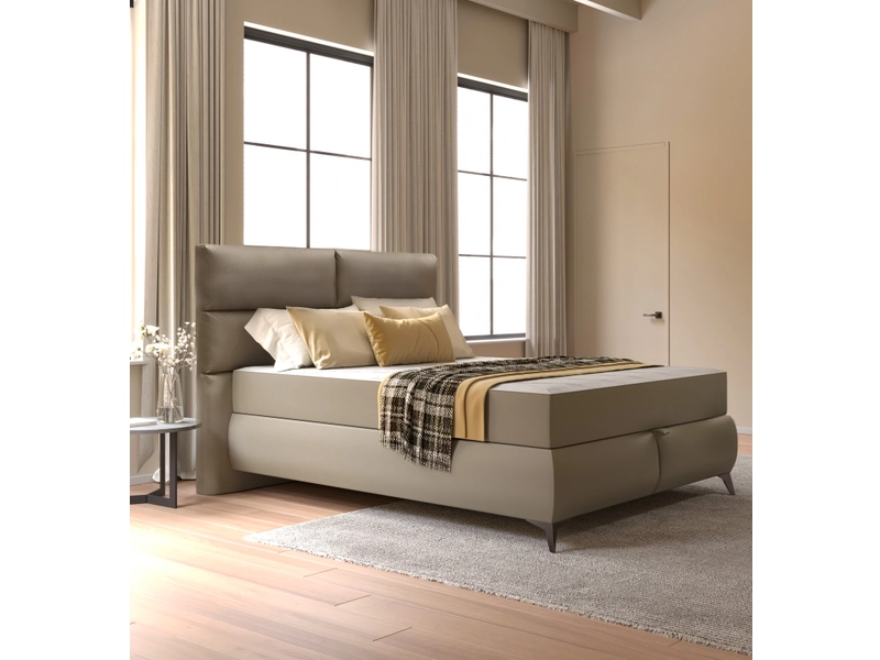 Boxspringbett EDEN beige