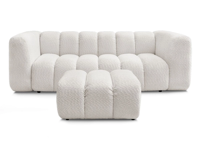 Divano 3 posti con pouf BOBOCHIC TALIA