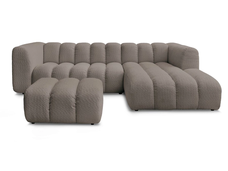 Ecksofa mit Hocker BOBOCHIC TALIA