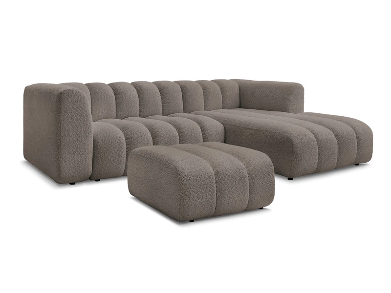 Ecksofa mit Hocker BOBOCHIC TALIA