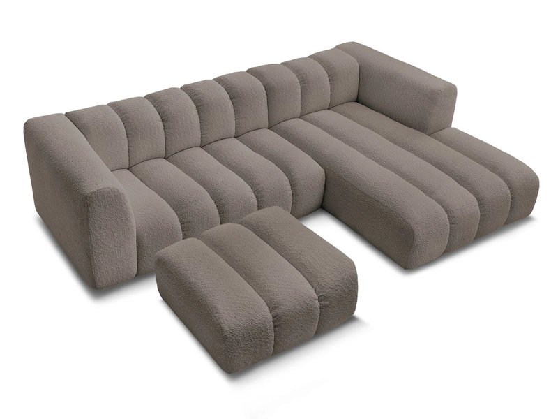 Ecksofa mit Hocker BOBOCHIC TALIA