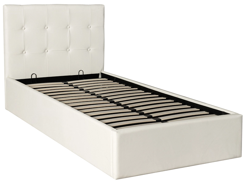 Letto contenitore ALIX 90x200cm bianco