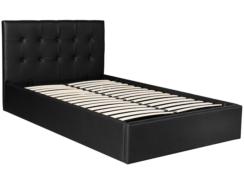 Letto contenitore ALIX 120x200cm nero