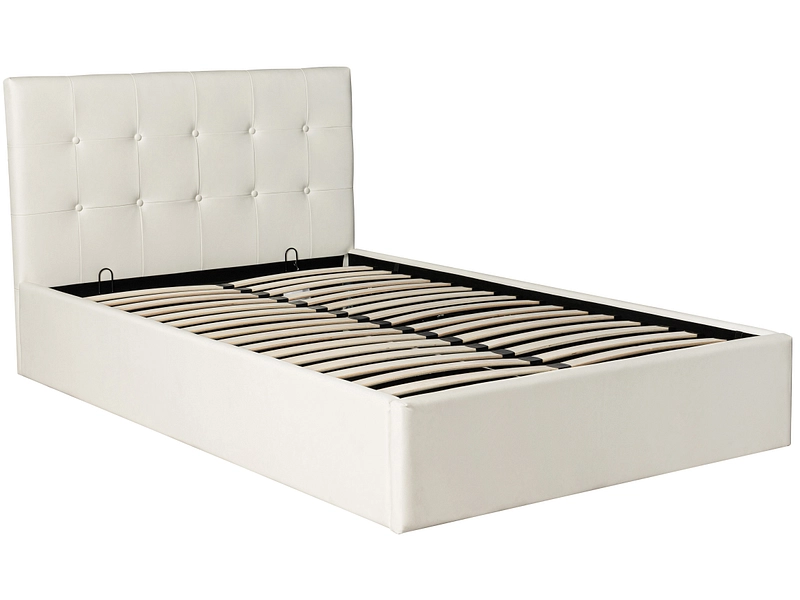 Letto contenitore ALIX 120x200cm bianco