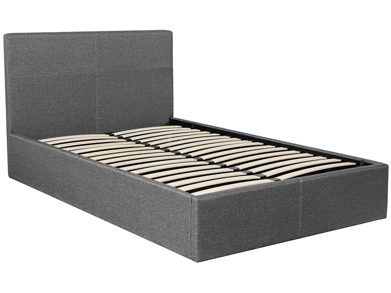 Letto contenitore ASLAN 120x200cm grigio