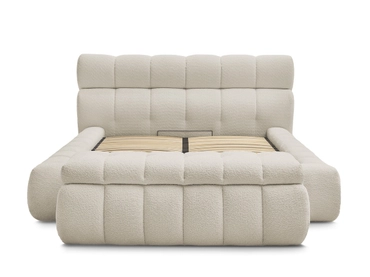 Letto contenitore con panca BOBOCHIC MONT-BLANC