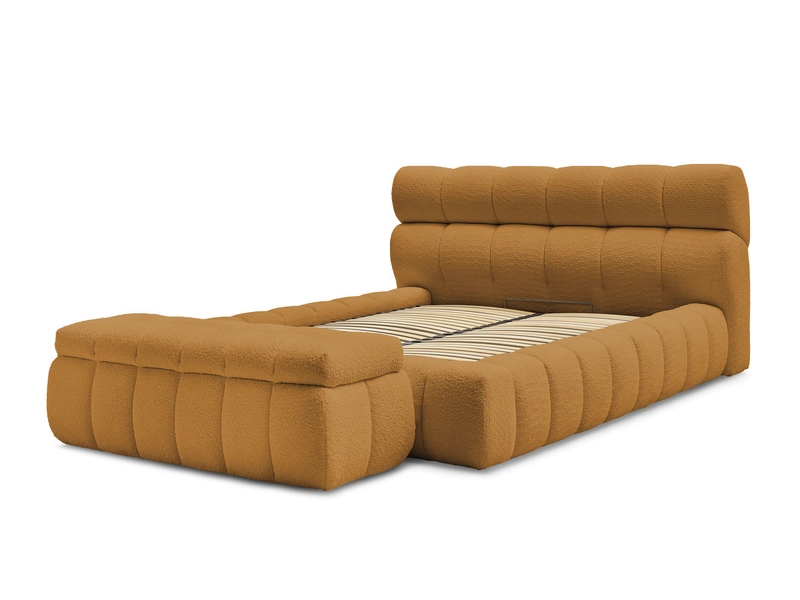 Letto contenitore con panca BOBOCHIC MONT-BLANC