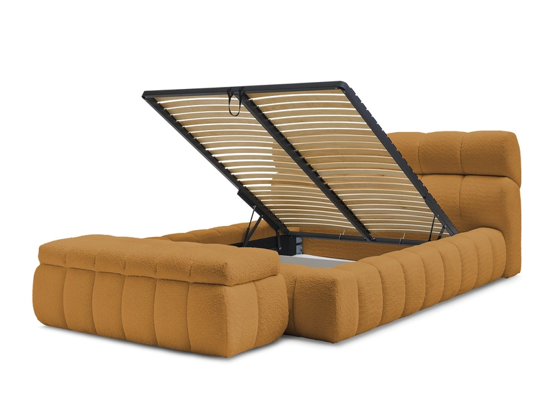 Letto contenitore con panca BOBOCHIC MONT-BLANC