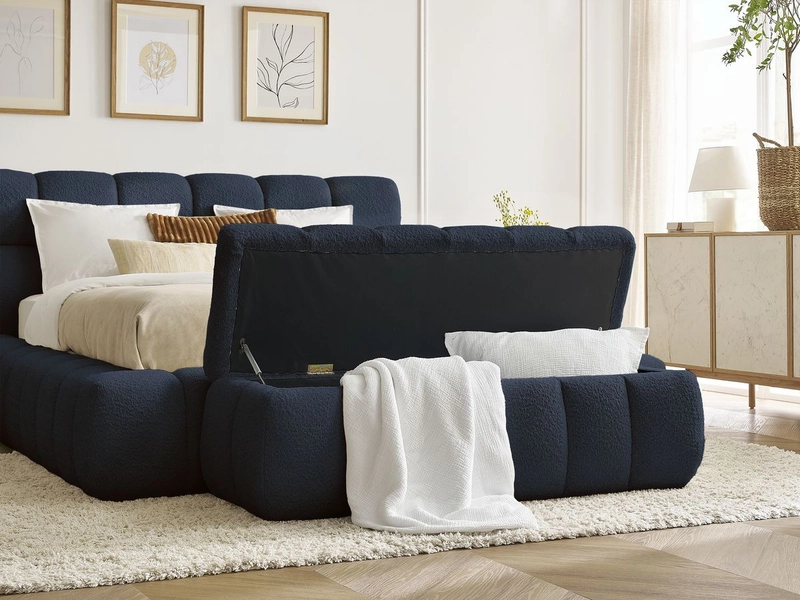 Letto contenitore con panca BOBOCHIC MONT-BLANC