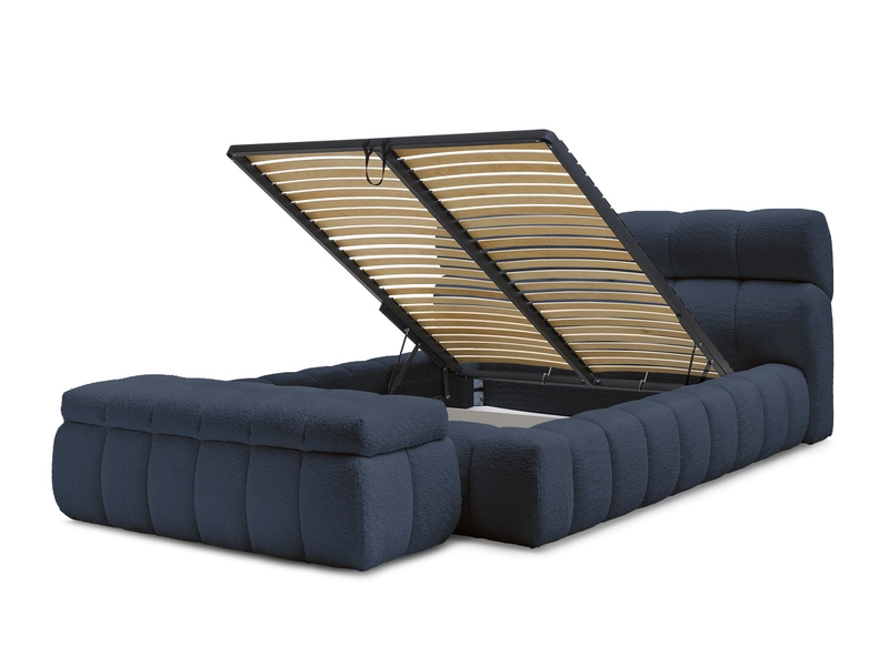 Letto contenitore con panca BOBOCHIC MONT-BLANC