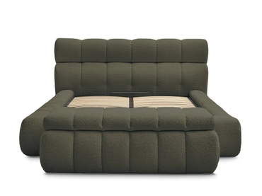 Letto contenitore con panca BOBOCHIC MONT-BLANC