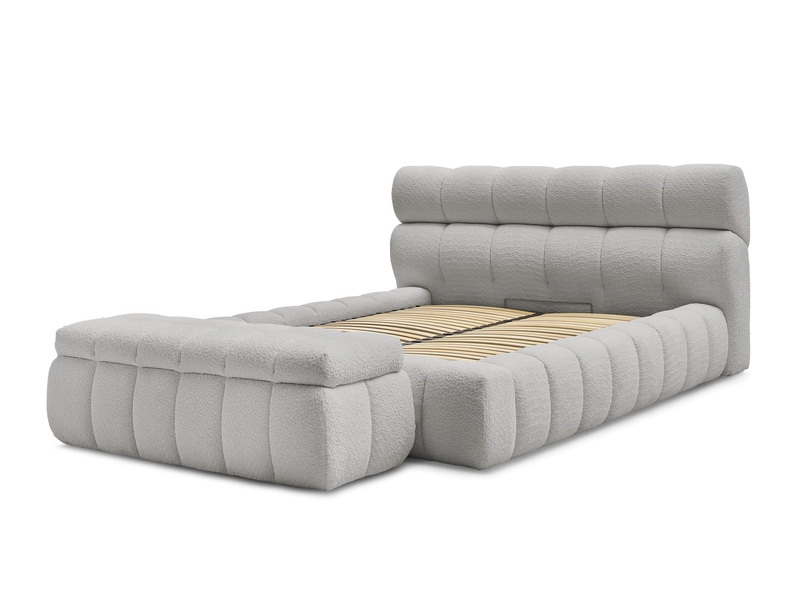 Letto contenitore con panca BOBOCHIC MONT-BLANC