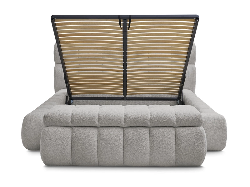 Letto contenitore con panca BOBOCHIC MONT-BLANC