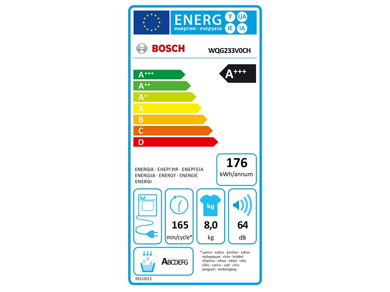 BOSCH Asciugatrice