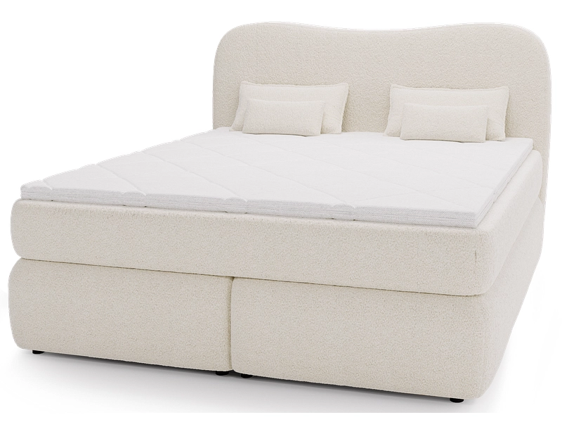 Boxspringbett CHLOE beige