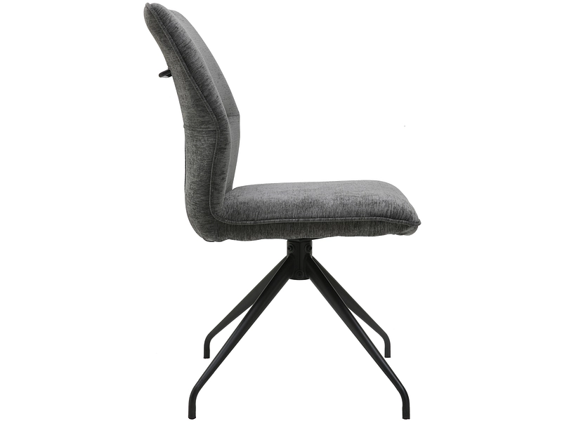 Sedia JULES tessuto antracite