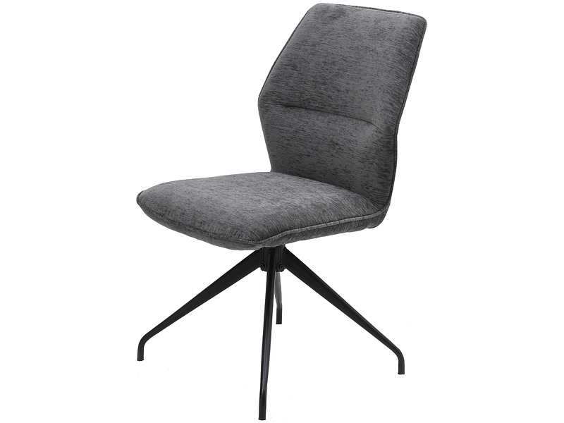Sedia JULES tessuto antracite