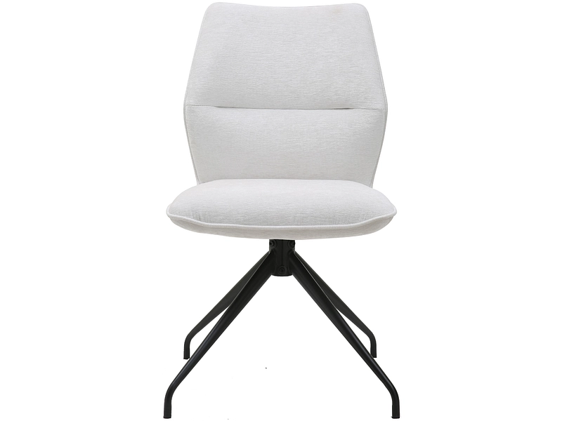 Sedia JULES tessuto bianco sporco