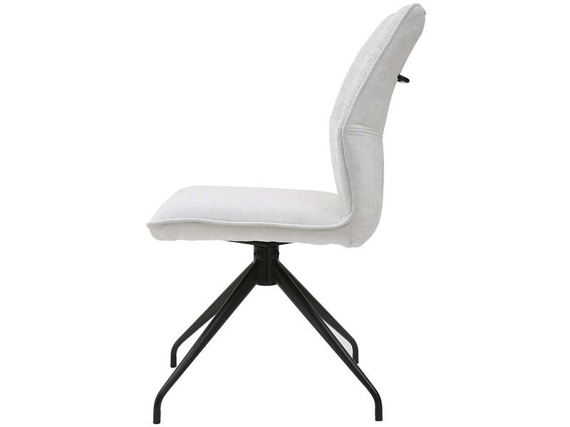 Sedia JULES tessuto bianco sporco