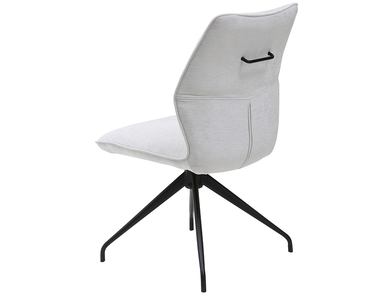 Sedia JULES tessuto bianco sporco