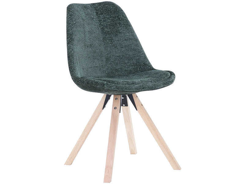 Sedia SHINY tessuto verde Sedia SHINY tessuto verde