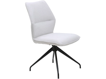 Sedia JULES tessuto bianco sporco