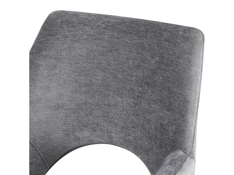 Sedia KELLY tessuto grigio