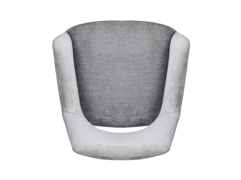 Sedia KELLY tessuto grigio