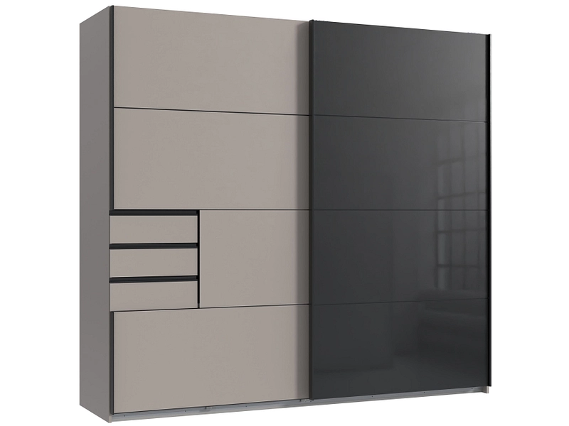 Schwebetürenschrank MIDNIGHT beige