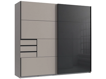 Armoire portes coulissantes MIDNIGHT beige