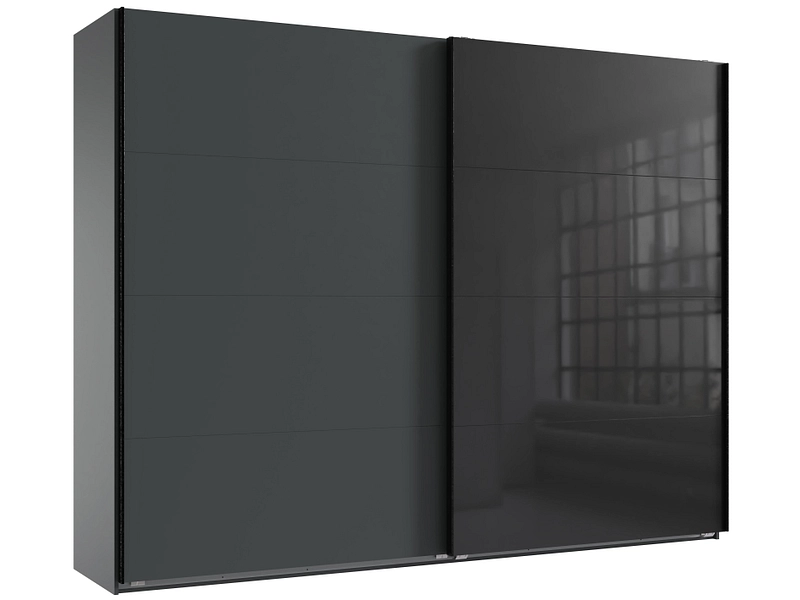 Armoire portes coulissantes MIDNIGHT graphite