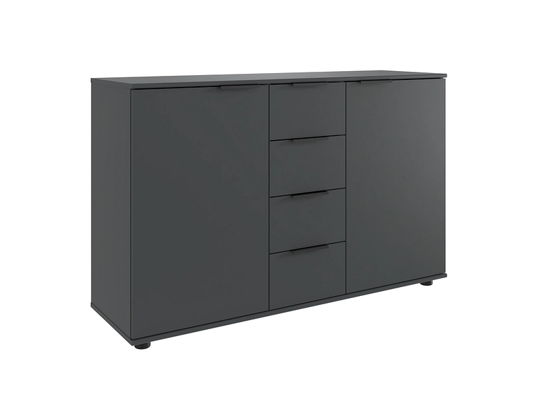 Commode MIDNIGHT 2 portes 4 tiroirs