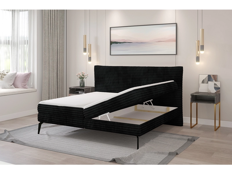 Boxspringbett MARTINA schwarz