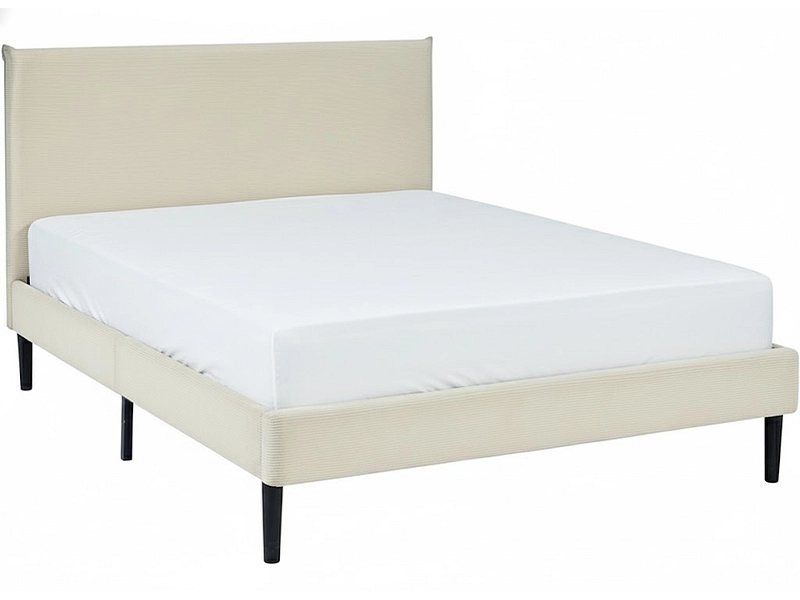 Bett ANGELA 140x200cm samt beige