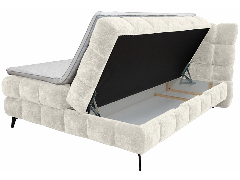 Boxspringbett BUBBLE beige
