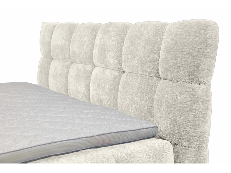 Boxspringbett BUBBLE beige