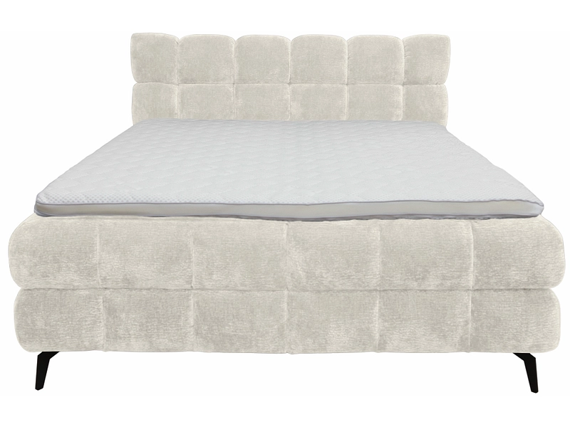 Boxspringbett BUBBLE beige