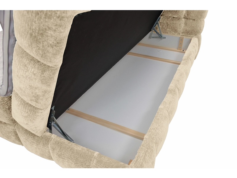 Boxspring BUBBLE beige foncé