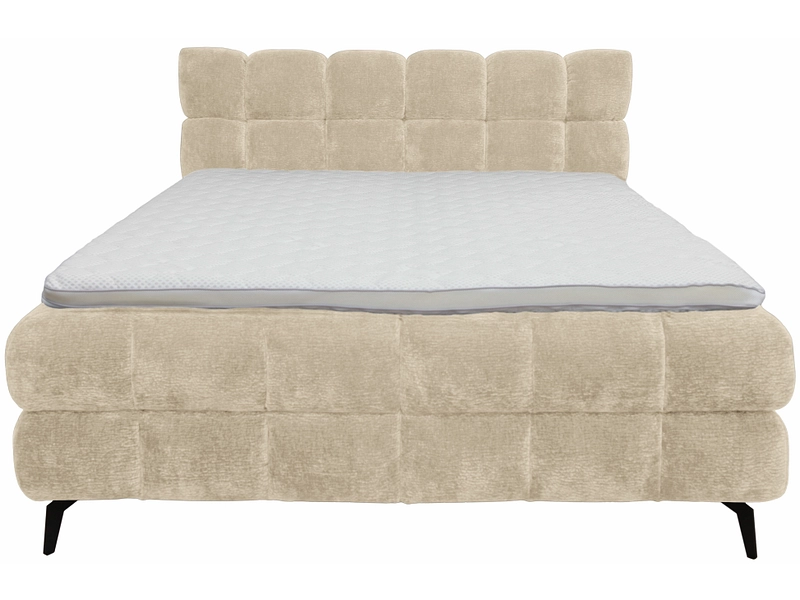 Boxspring BUBBLE beige foncé