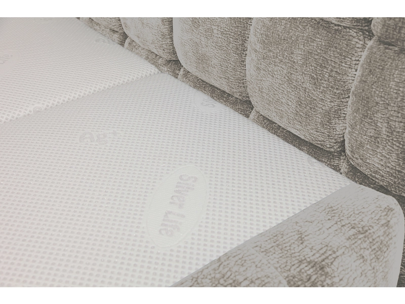 Boxspringbett BUBBLE hellgrau