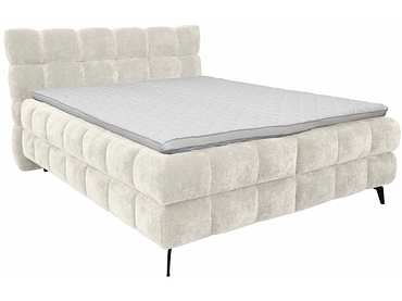 Boxspringbett BUBBLE beige