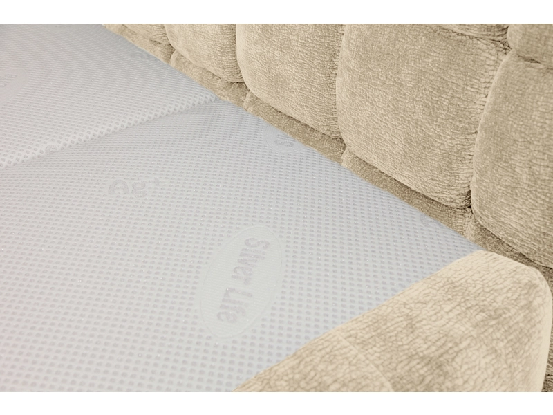 Boxspring BUBBLE beige scuro