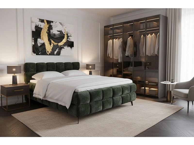 Boxspring BUBBLE olive