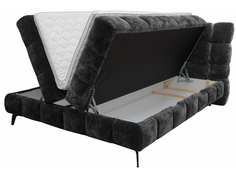 Boxspringbett BUBBLE grau anthrazit