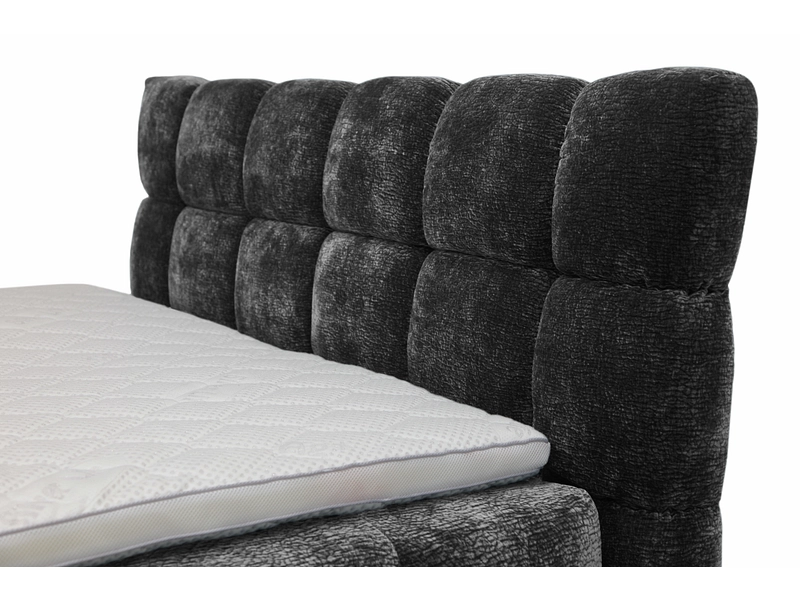 Boxspringbett BUBBLE grau anthrazit