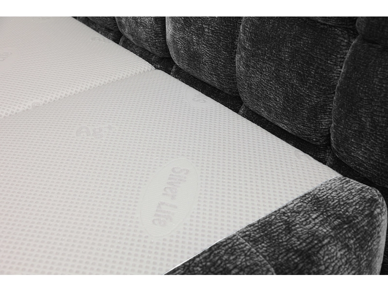 Boxspringbett BUBBLE grau anthrazit