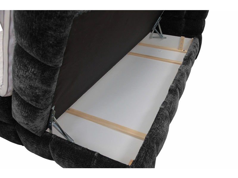 Boxspringbett BUBBLE grau anthrazit