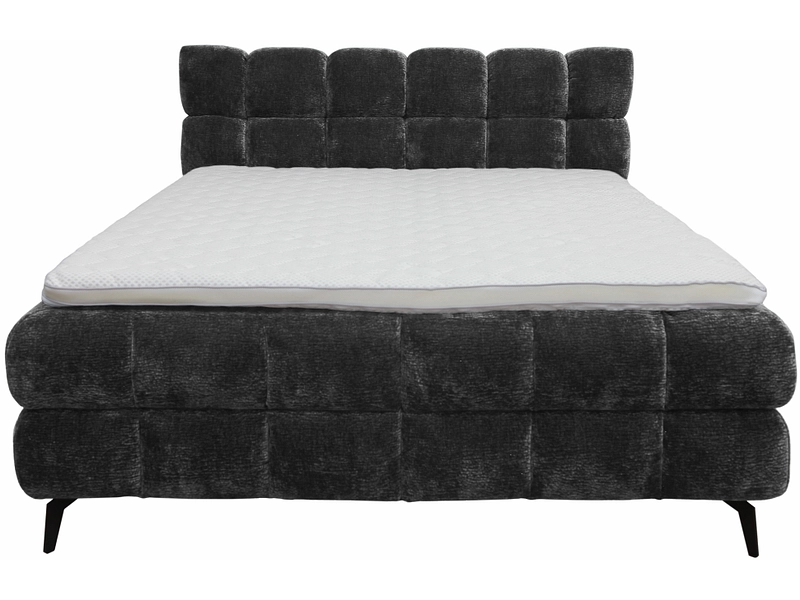 Boxspringbett BUBBLE grau anthrazit
