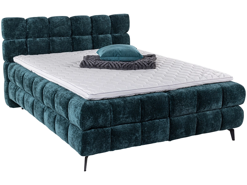 Boxspringbett BUBBLE petrol Boxspringbett BUBBLE petrol