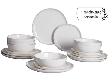 Geschirrset MAËLLE Sandstein